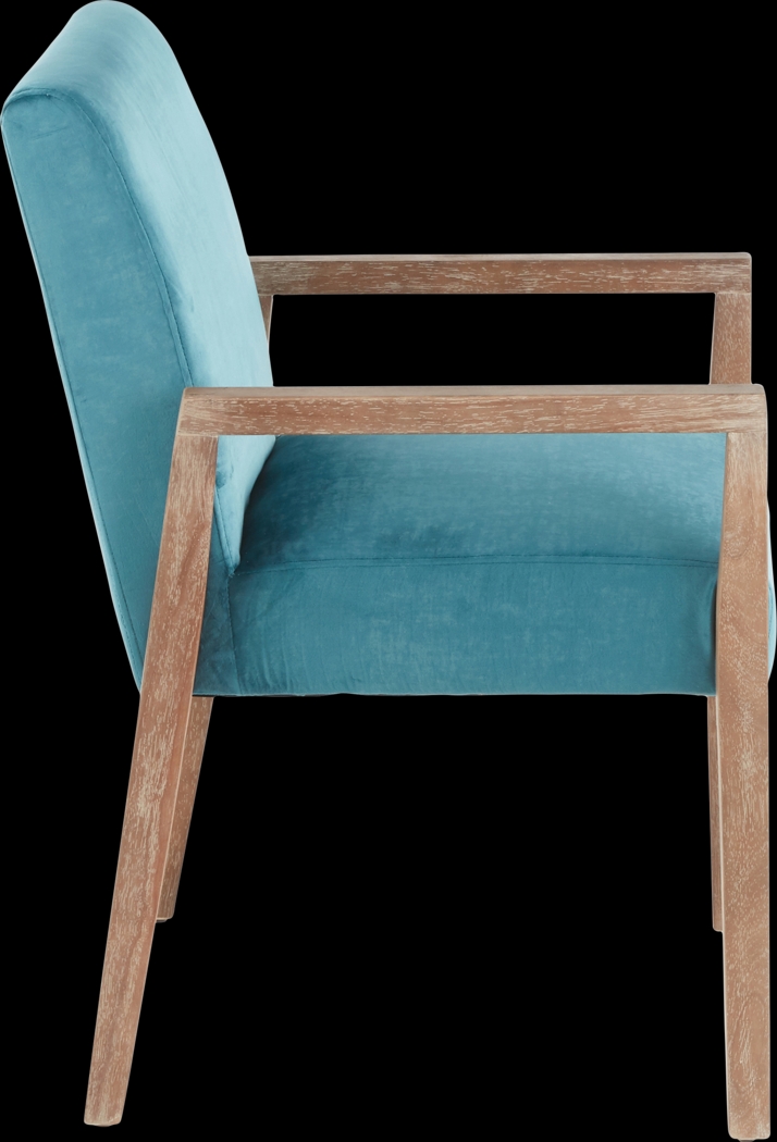 Kadleston II Blue Arm Chair, Set of 2 - Thumbnail - Image 3
