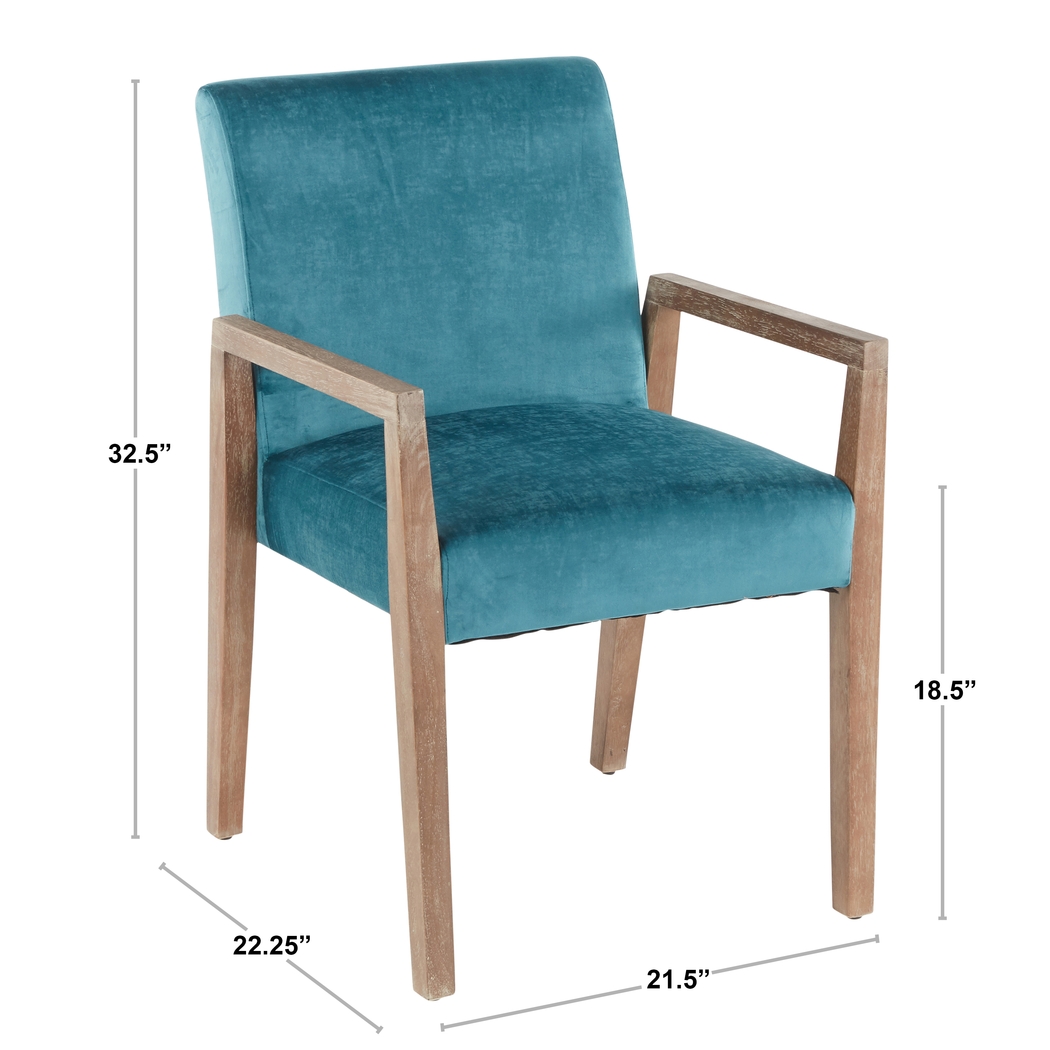 Kadleston II Blue Arm Chair, Set of 2 - Thumbnail - Image 10