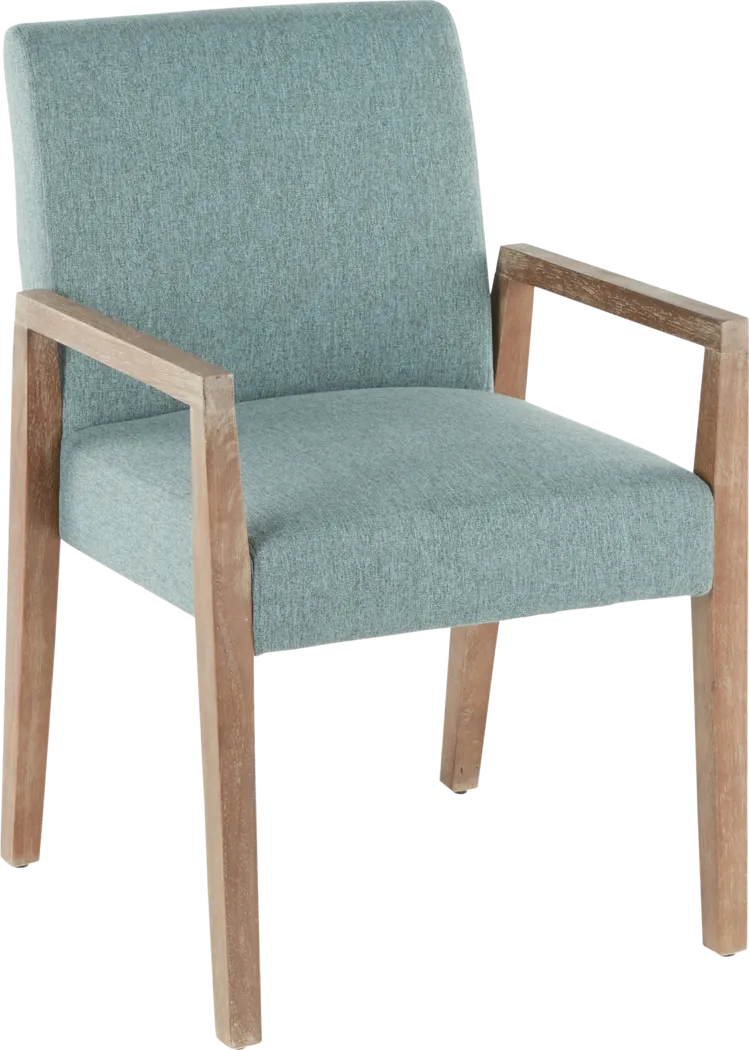 Kadleston II Teal Arm Chair, Set of 2 - Thumbnail - Image 2