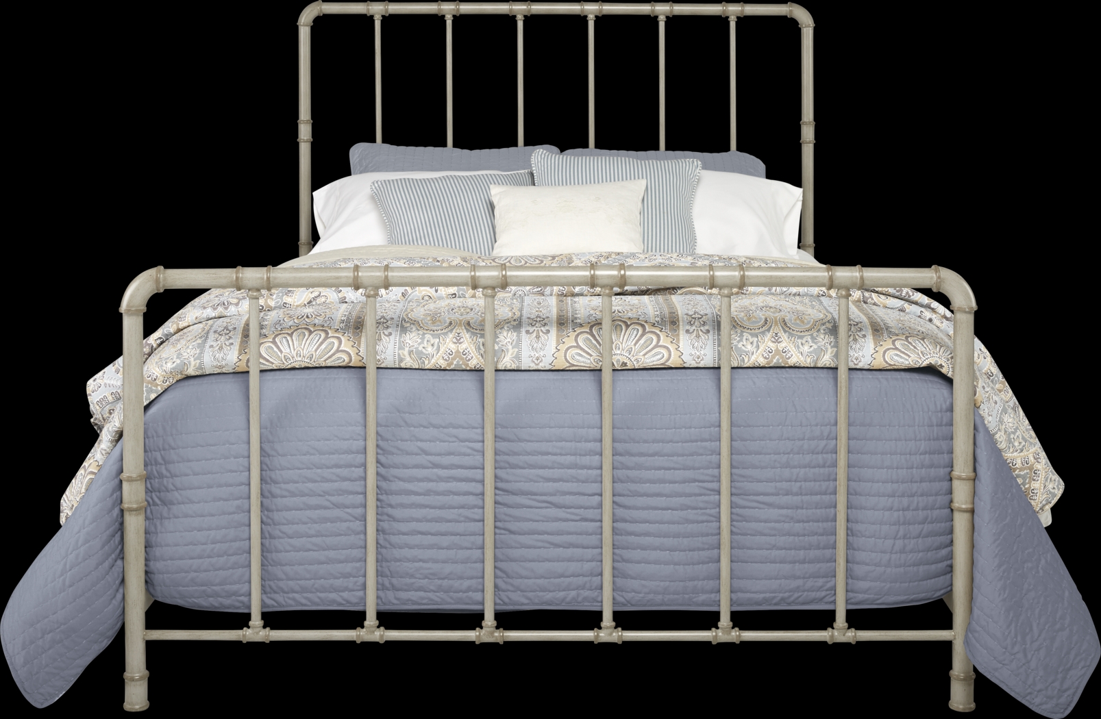 Kady Gray King Bed - Thumbnail - Image 1