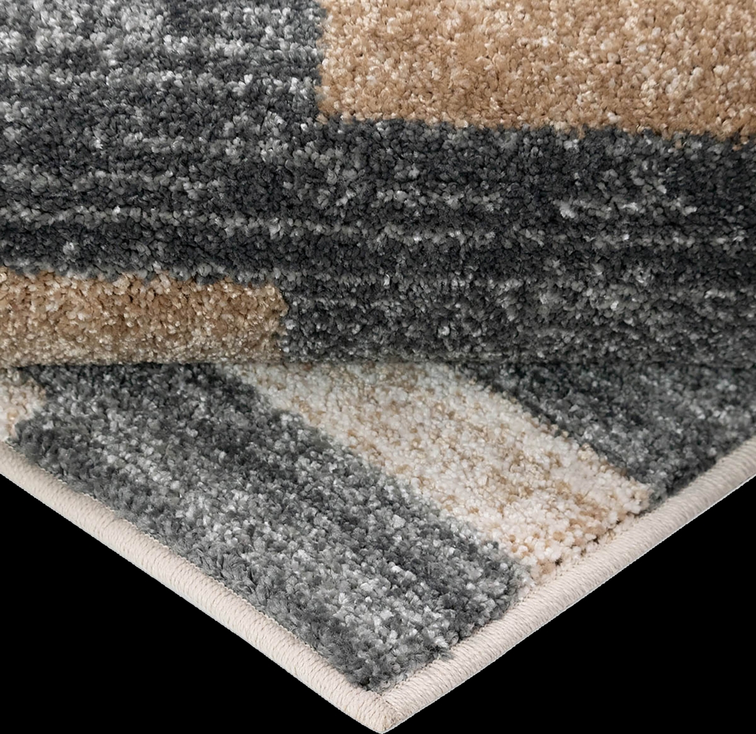 Kaede Black 7'10 x 9'10 Rug - Thumbnail - Image 4