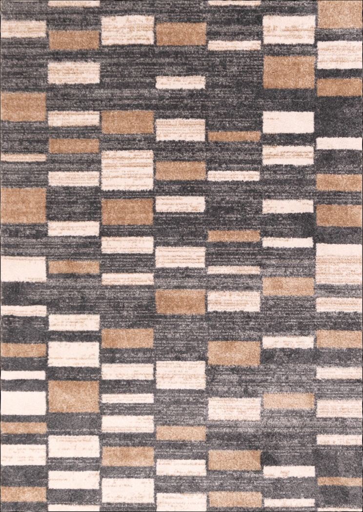 Kaede Black 7'10 x 9'10 Rug - Thumbnail - Image 1