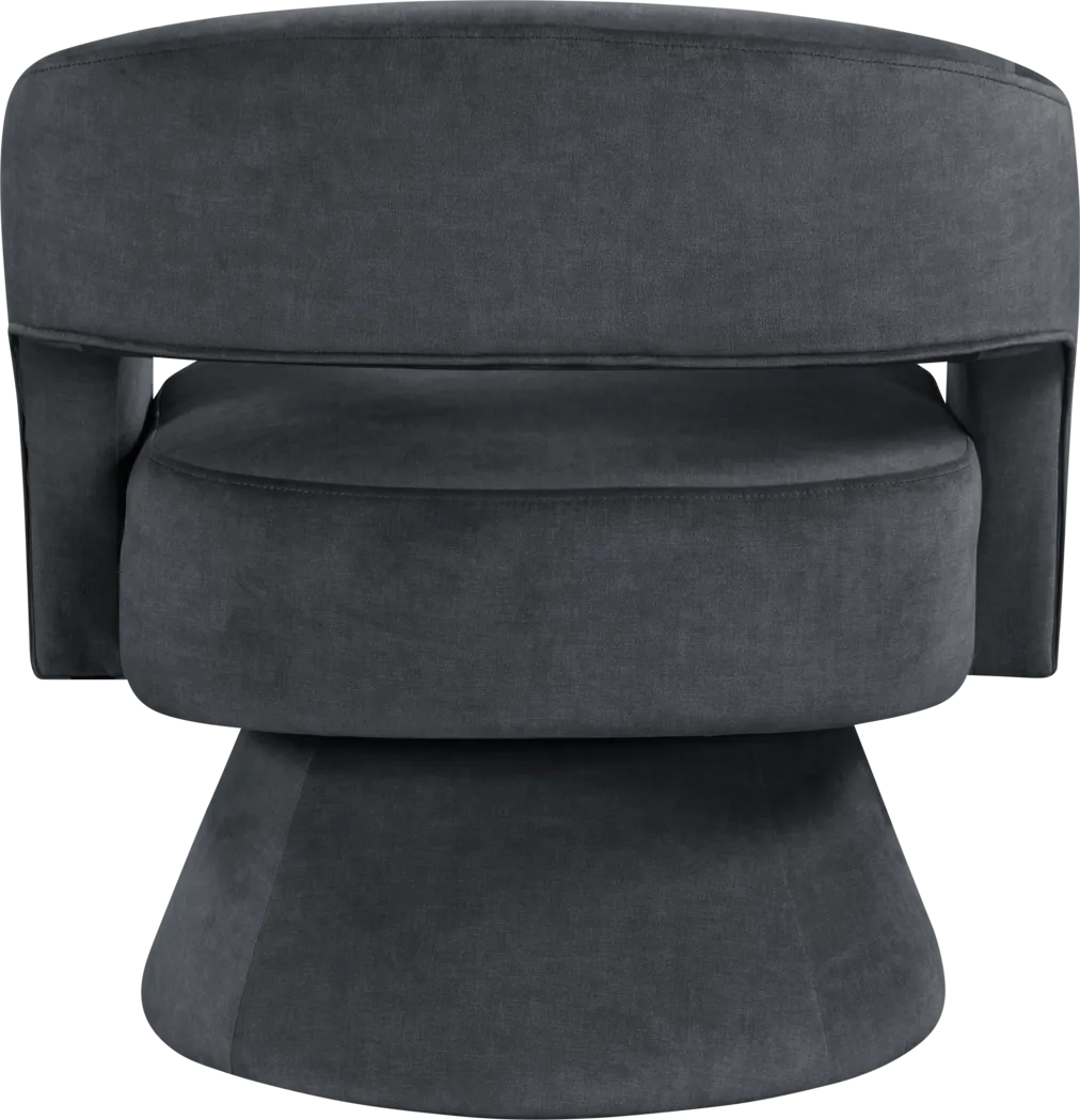 Kaela Drak Gray Accent Chair - Thumbnail - Image 3