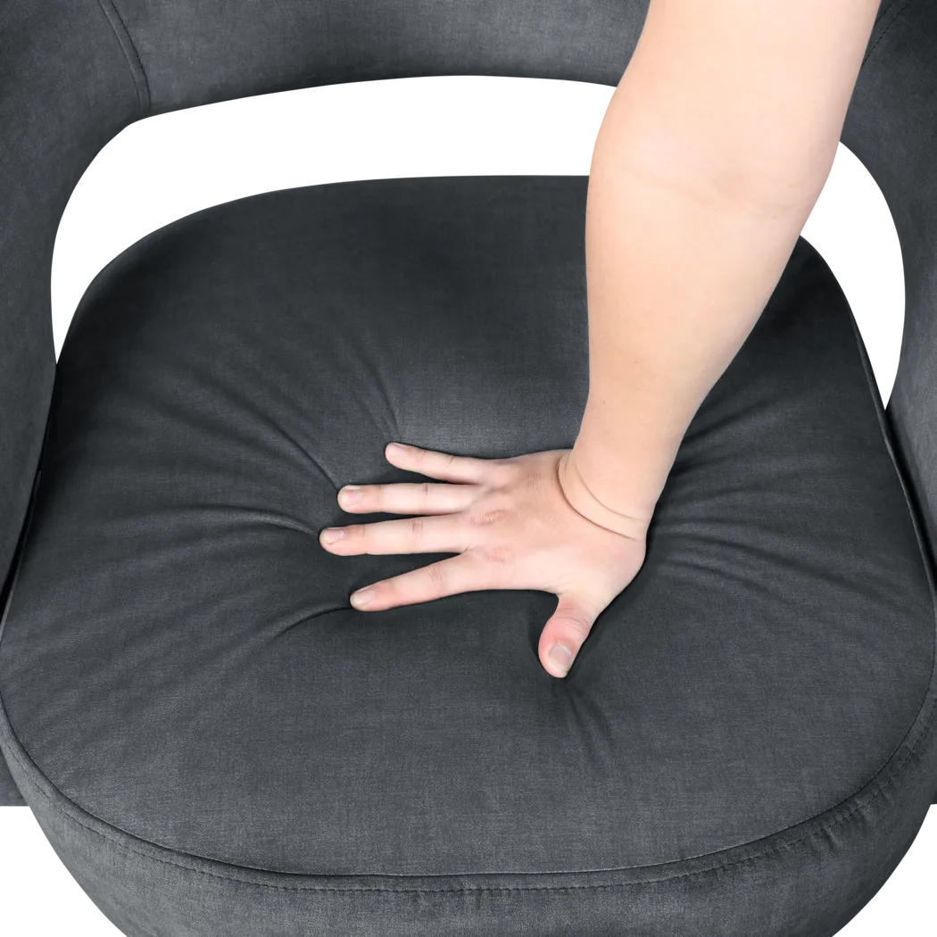 Kaela Drak Gray Accent Chair - Thumbnail - Image 5