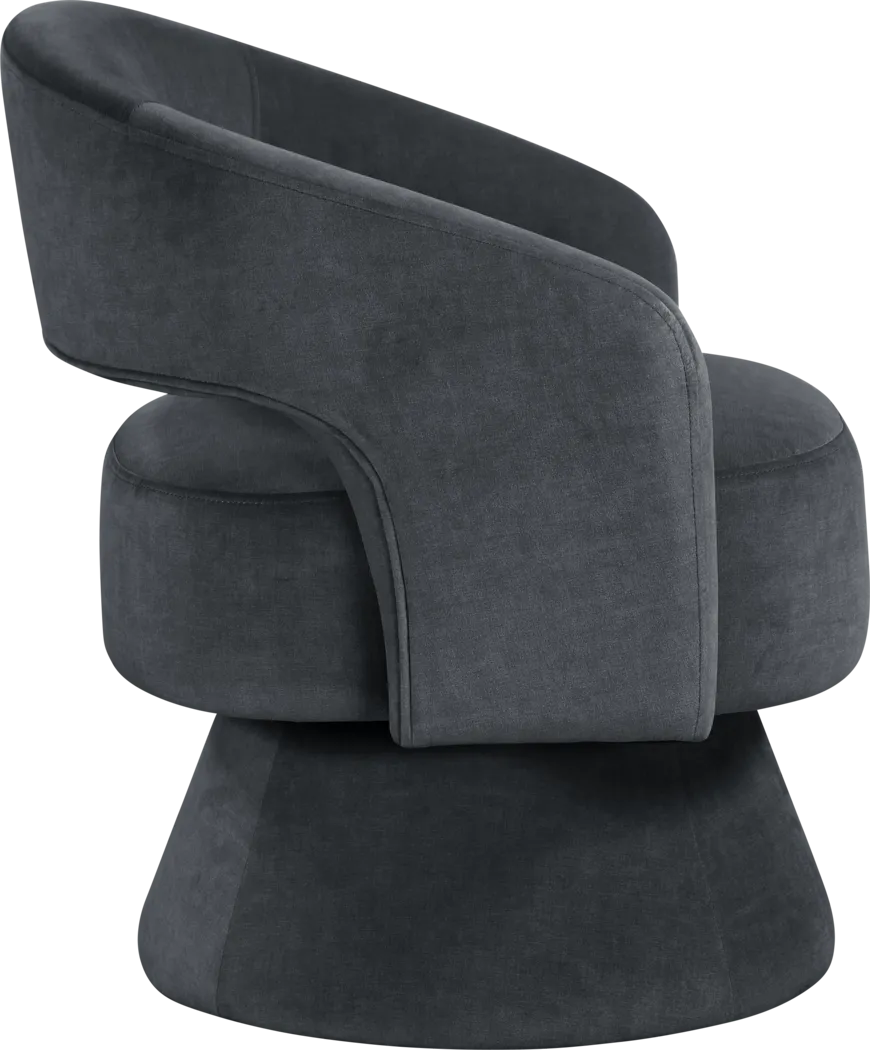 Kaela Drak Gray Accent Chair - Thumbnail - Image 7