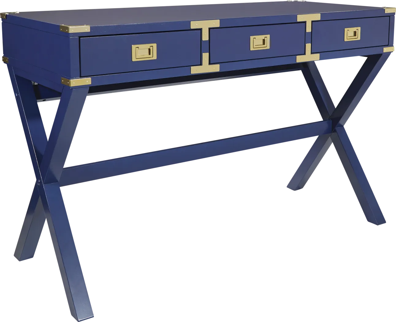 Benttom Blue Writing Desk - Thumbnail - Image 1