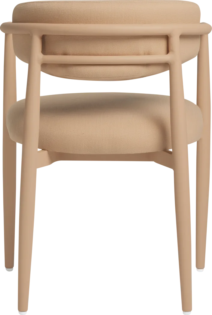 Kahai Peach Outdoor Side Chair - Thumbnail - Image 5