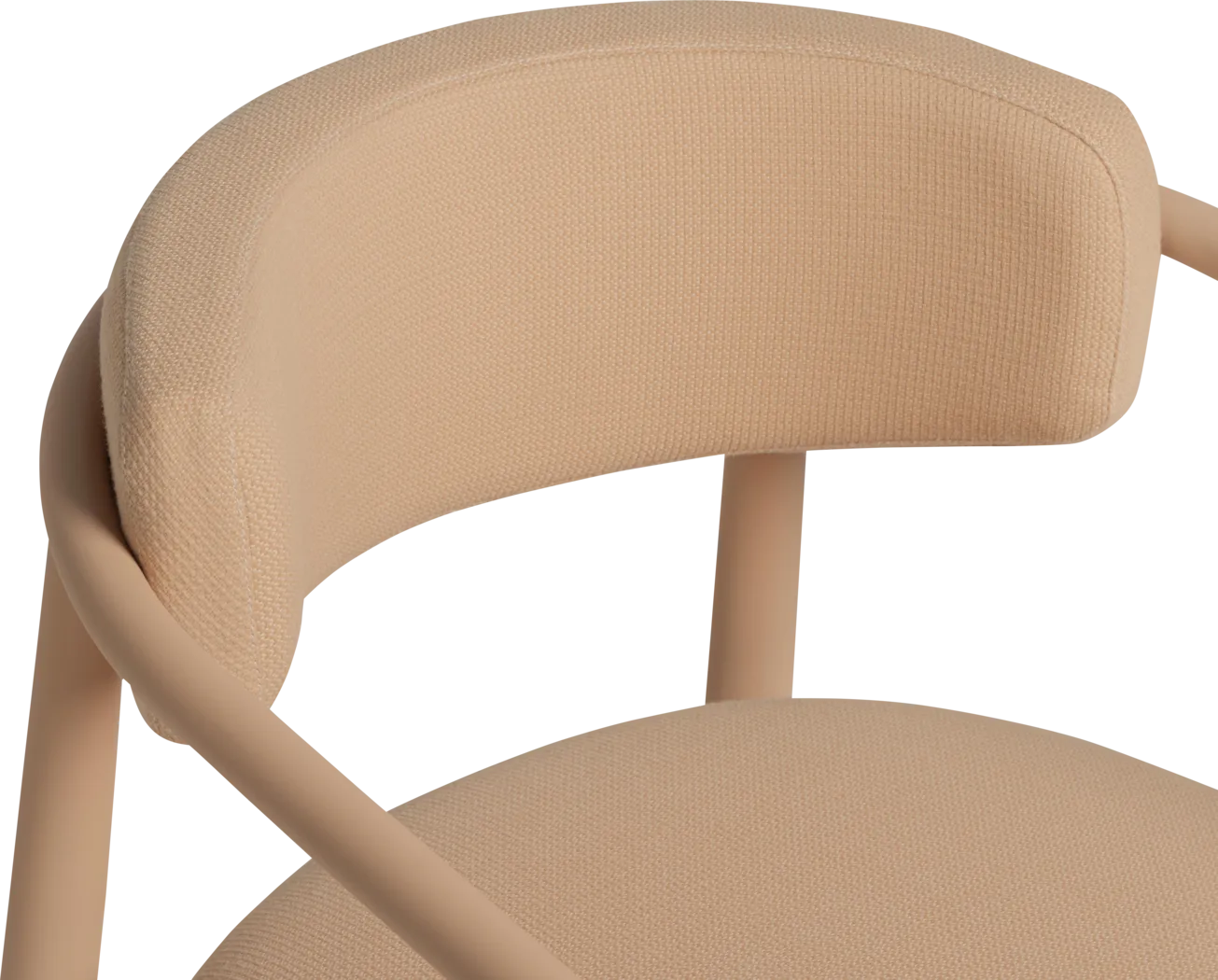 Kahai Peach Outdoor Side Chair - Thumbnail - Image 6