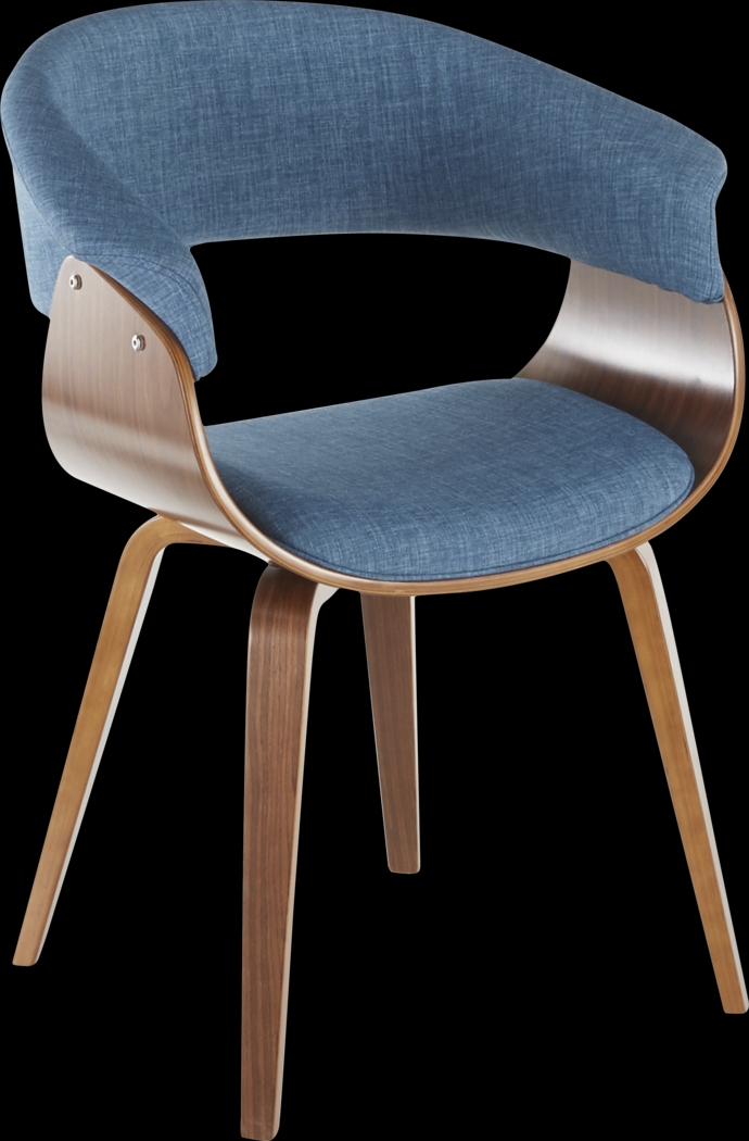 Kahmiel I Blue Arm Chair, Set of 2 - Thumbnail - Image 5