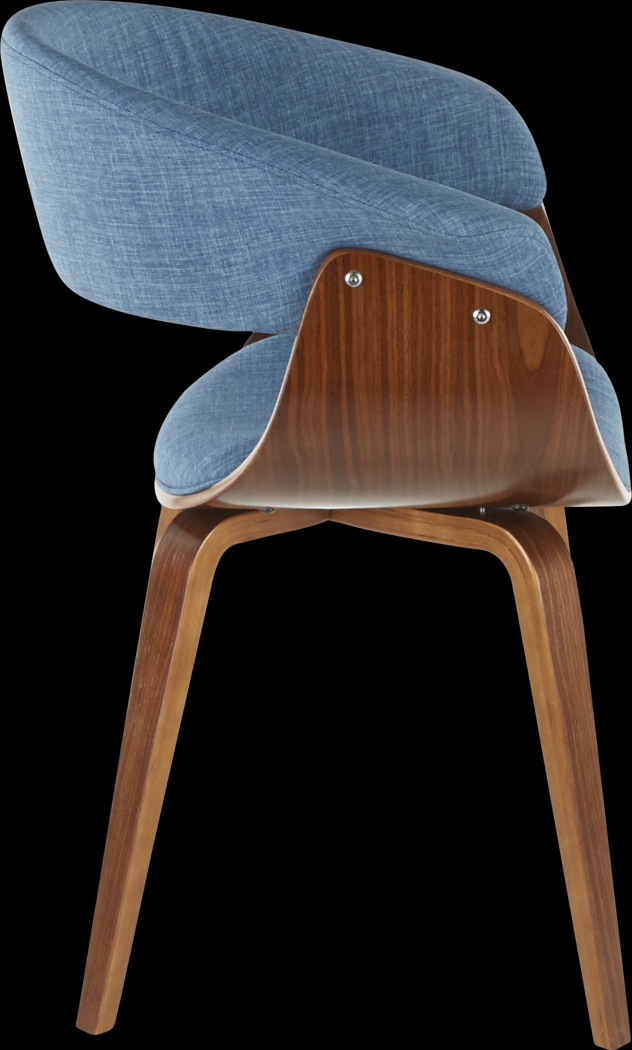 Kahmiel I Blue Arm Chair, Set of 2 - Thumbnail - Image 6