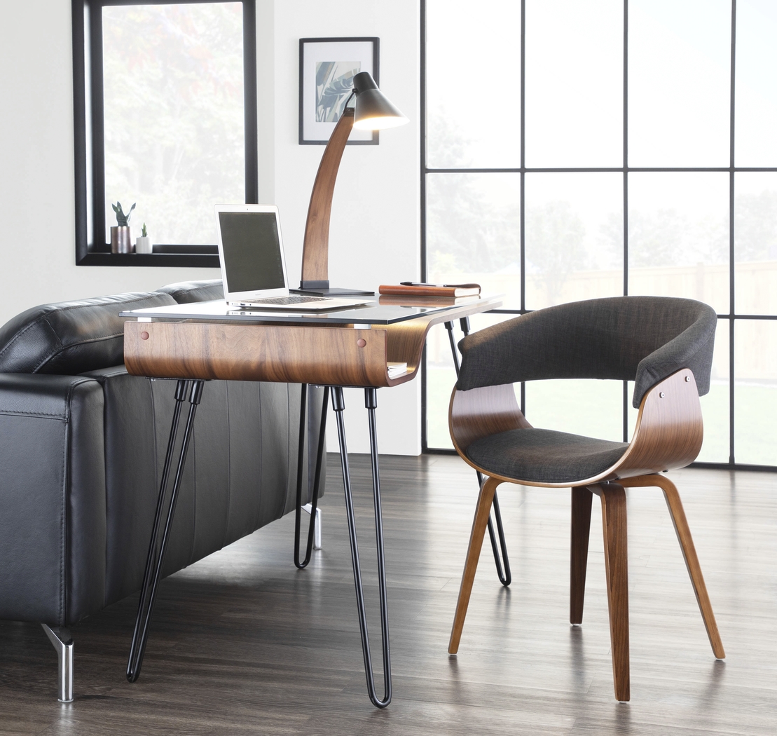 Kahmiel I Charcoal Arm Chair, Set of 2 - Thumbnail - Image 3