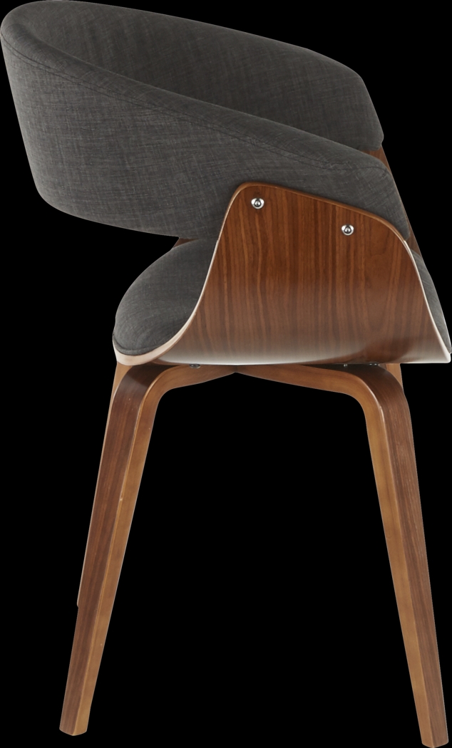 Kahmiel I Charcoal Arm Chair, Set of 2 - Thumbnail - Image 7