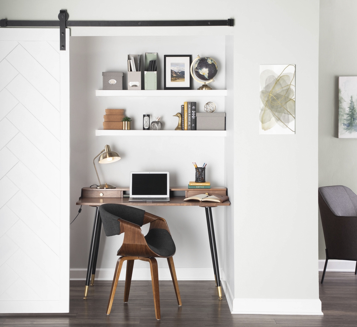 Kahmiel I Charcoal Arm Chair, Set of 2 - Thumbnail - Image 2