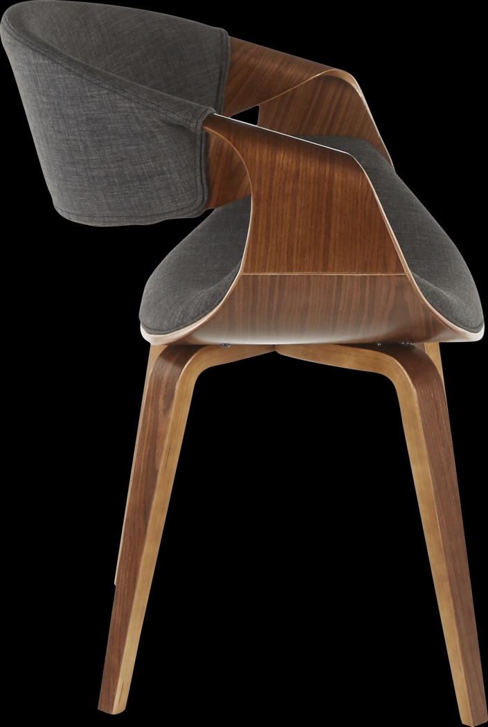 Kahmiel I Charcoal Arm Chair, Set of 2 - Thumbnail - Image 6