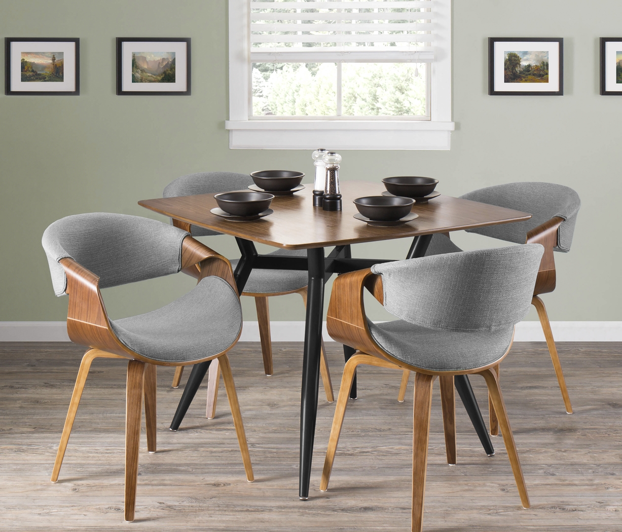 Kahmiel I Light Gray Arm Chair, Set of 2 - Thumbnail - Image 2