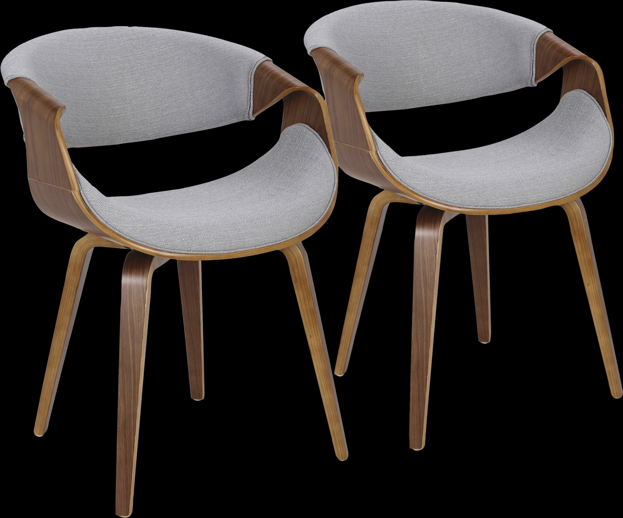 Kahmiel I Light Gray Arm Chair, Set of 2 - Thumbnail - Image 1