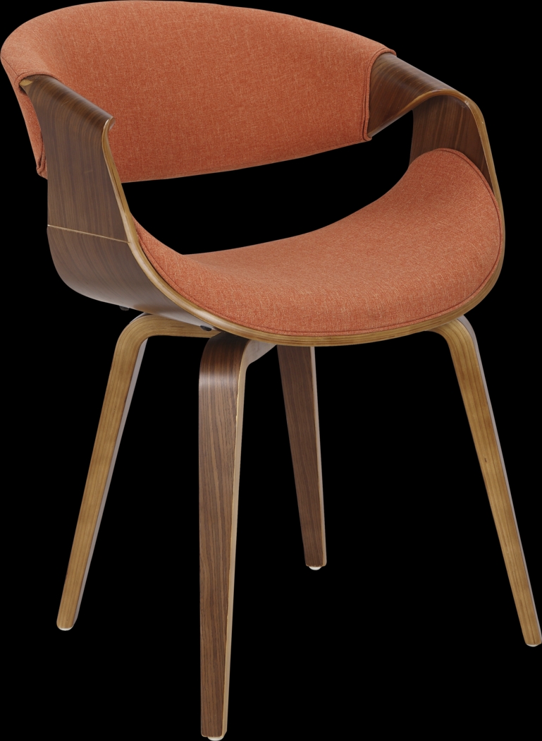 Kahmiel I Orange Arm Chair, Set of 2 - Thumbnail - Image 6