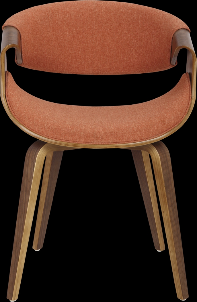 Kahmiel I Orange Arm Chair, Set of 2 - Thumbnail - Image 9