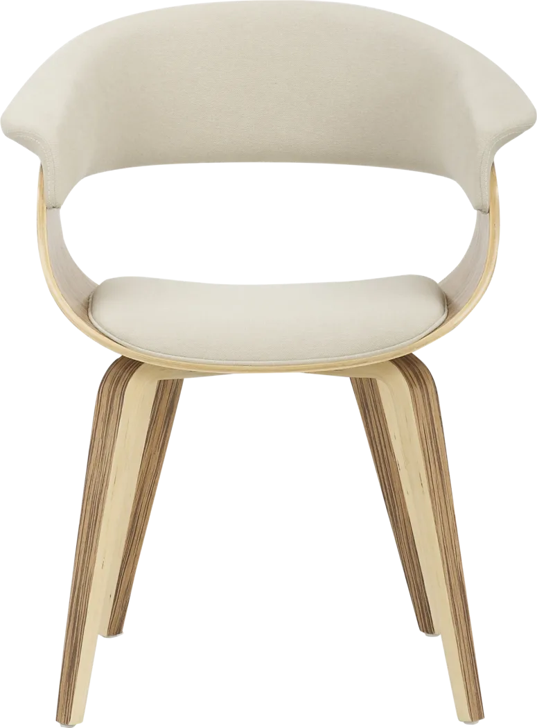 Kahmiel II Cream Arm Chair, Set of 2 - Thumbnail - Image 9