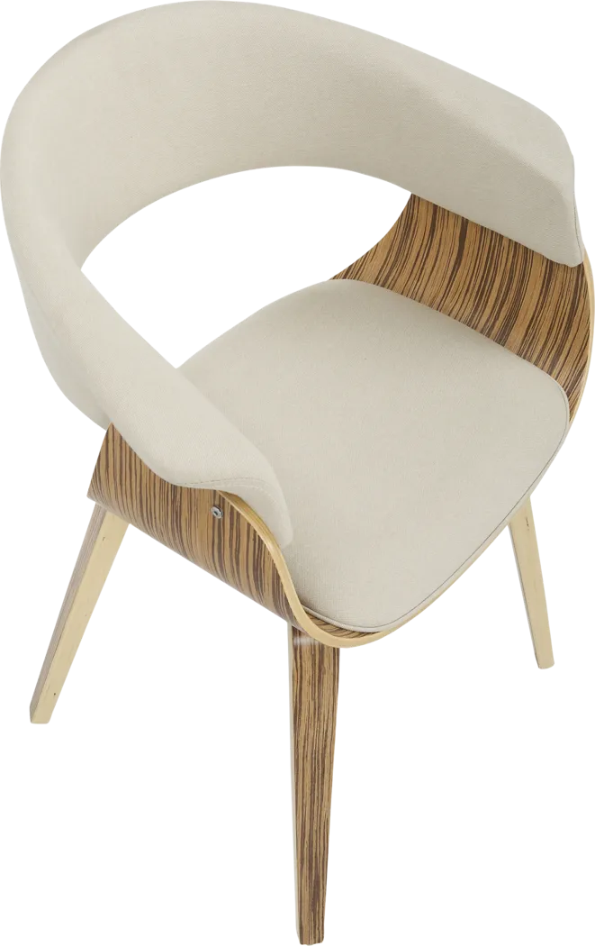 Kahmiel II Cream Arm Chair, Set of 2 - Thumbnail - Image 10
