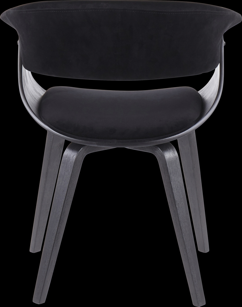 Kahmiel III Black Arm Chair, Set of 2 - Thumbnail - Image 12