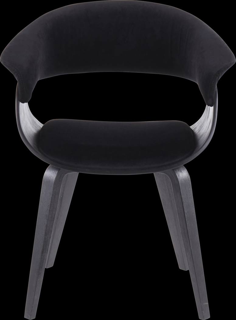 Kahmiel III Black Arm Chair, Set of 2 - Thumbnail - Image 13