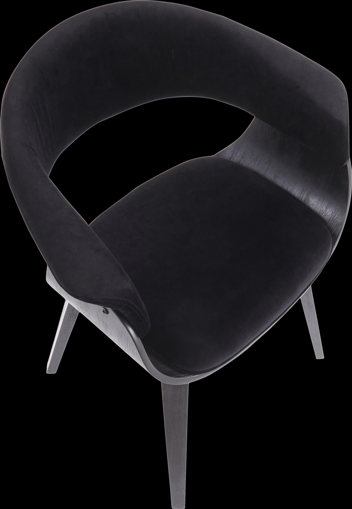 Kahmiel III Black Arm Chair, Set of 2 - Thumbnail - Image 14