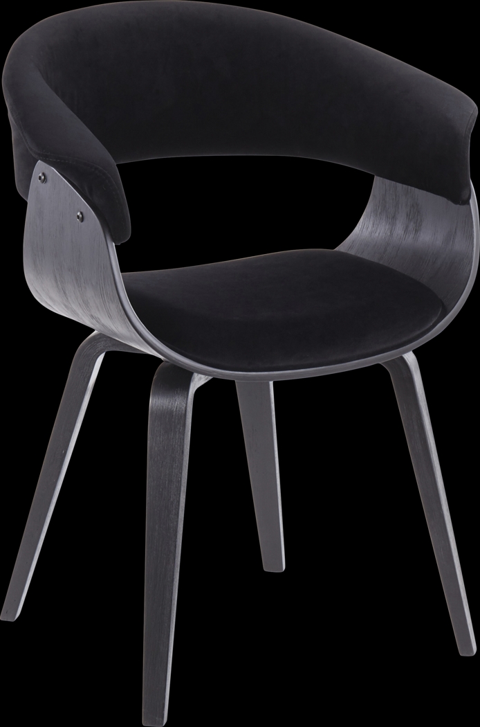 Kahmiel III Black Arm Chair, Set of 2 - Thumbnail - Image 9