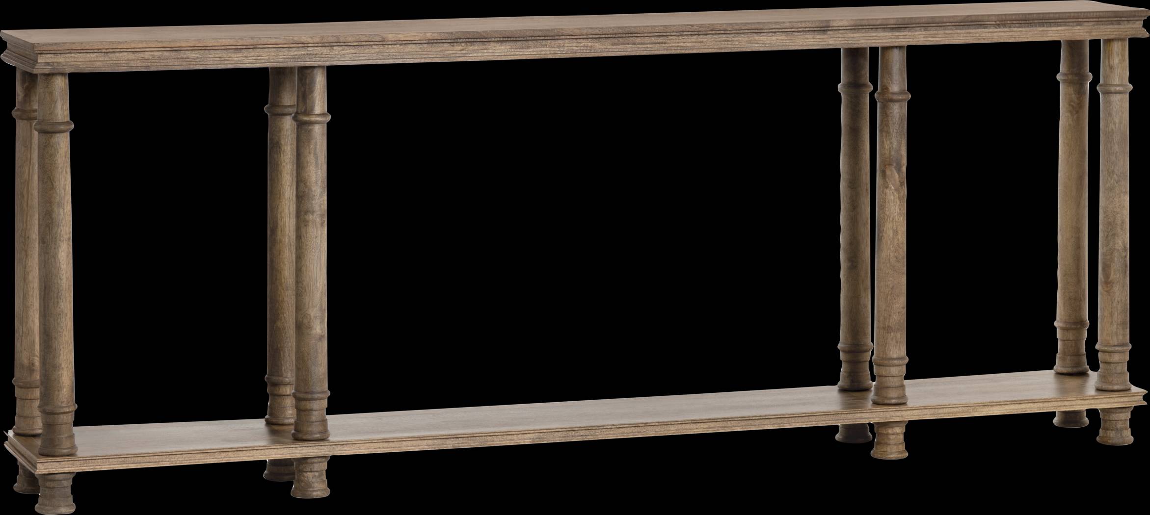 Kahuku Brown Console Table - Thumbnail - Image 1