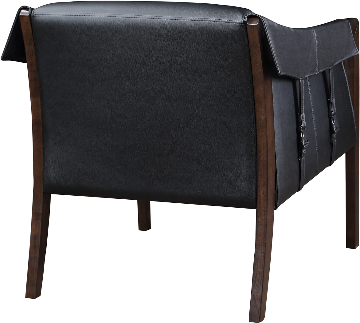 Kahul Black Accent Chair - Thumbnail - Image 2