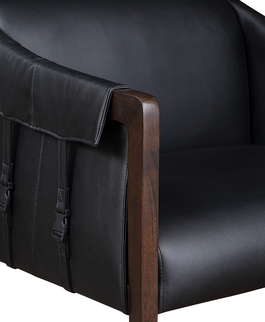 Kahul Black Accent Chair - Thumbnail - Image 5