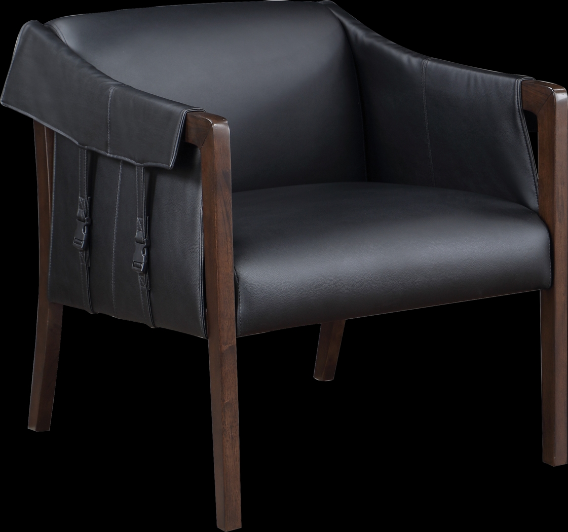 Kahul Black Accent Chair - Thumbnail - Image 1