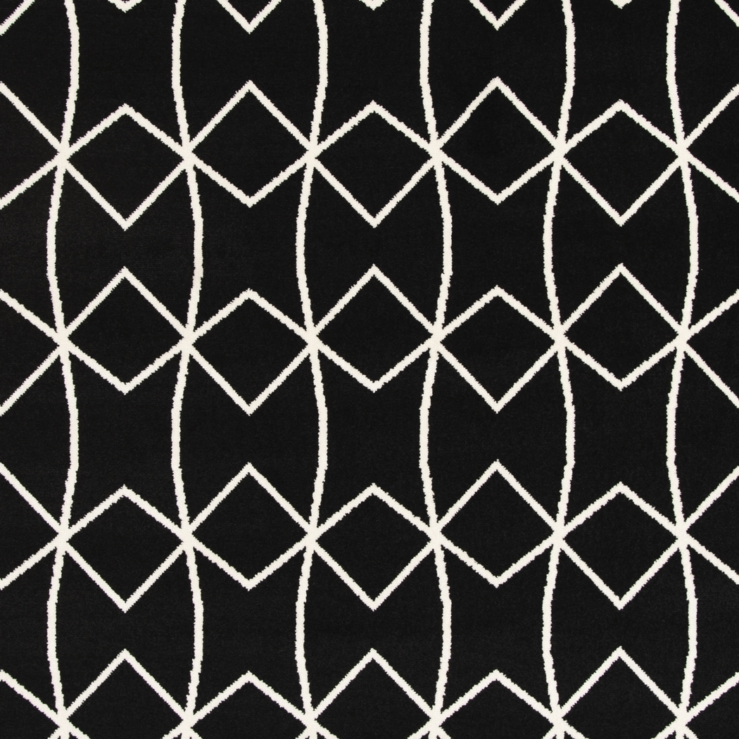 Kaikara Black 5' x 7' Indoor/Outdoor Rug - Thumbnail - Image 7