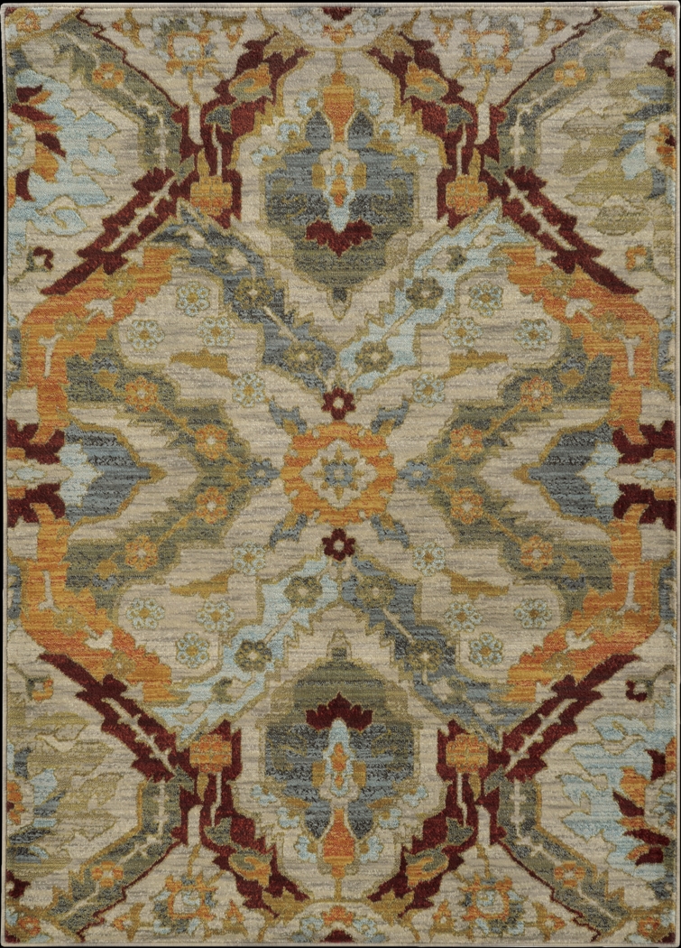 Kaiko I Orange 7'10 x 10'10 Rug - Thumbnail - Image 1