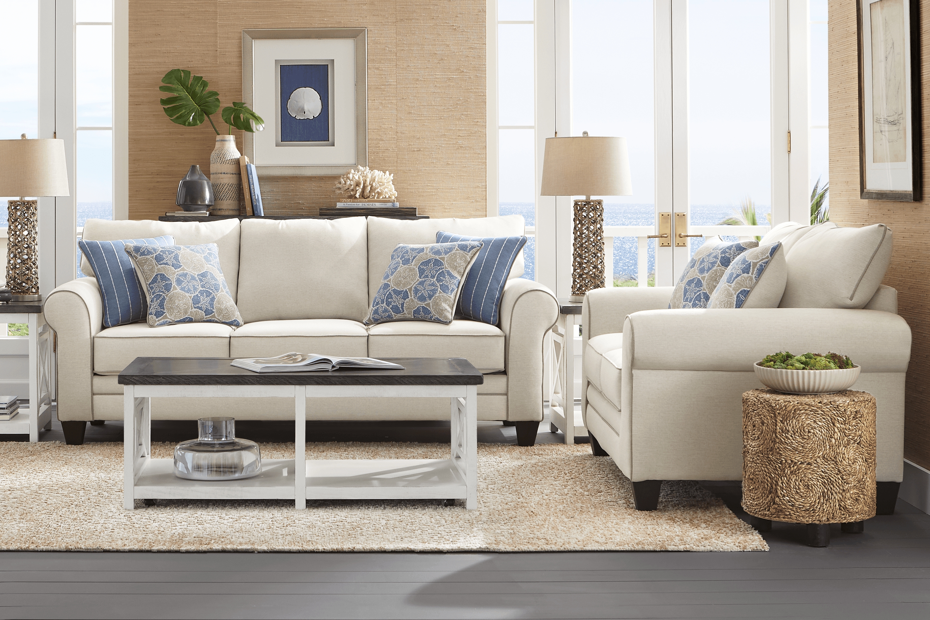 Kailani Coast Beige 5 Pc Living Room - Thumbnail - Image 1