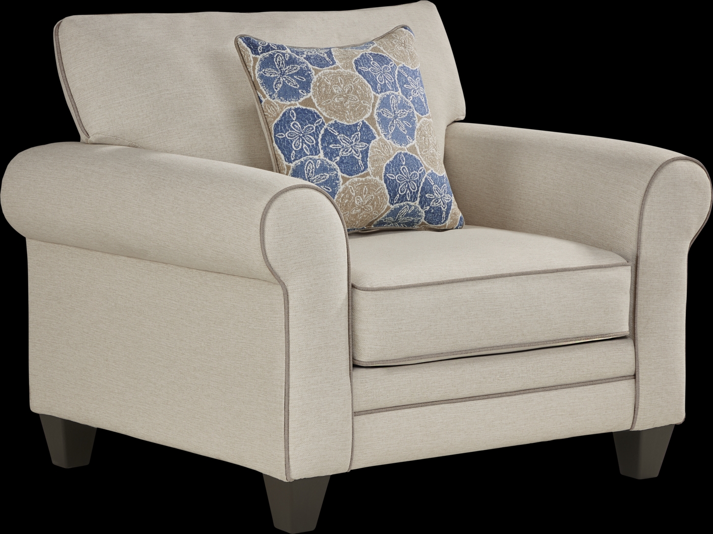 Kailani Coast Beige Chair - Thumbnail - Image 1