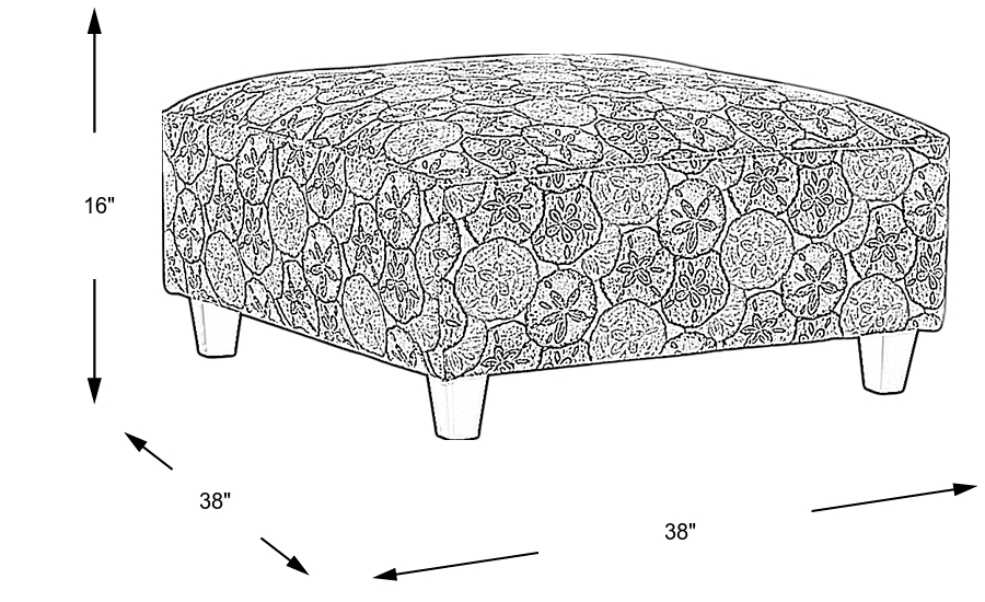 Dimension Image. Please refer to the Dimension Tab on this page for dimension details.