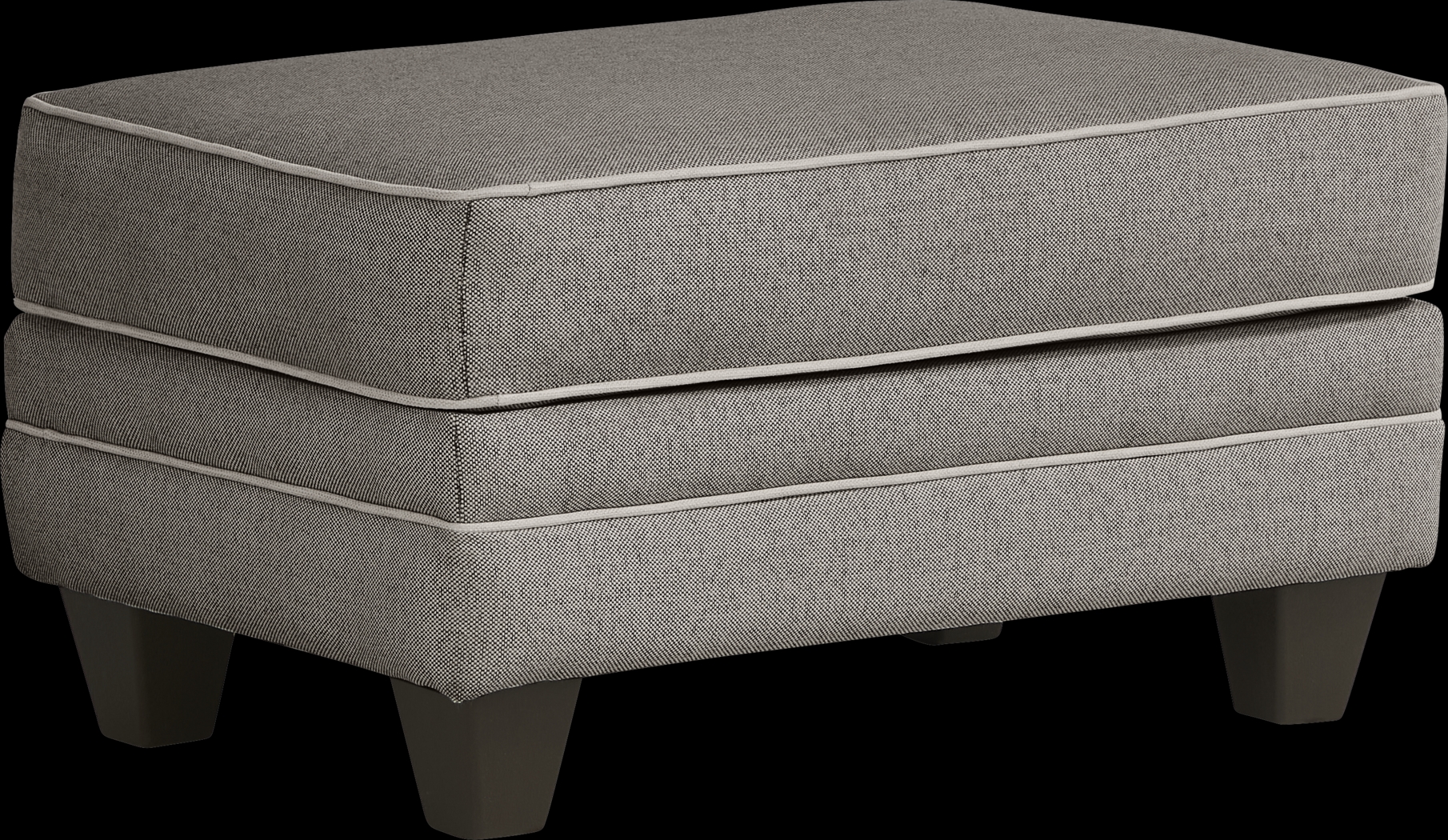 Kailani Coast Gray Ottoman - Thumbnail - Image 1