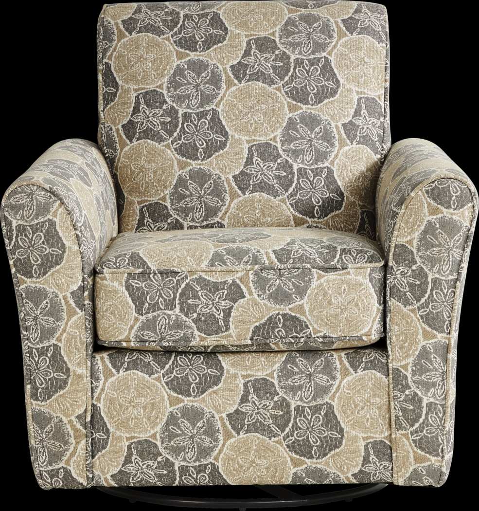Kailani Coast Sand Swivel Chair - Thumbnail - Image 2