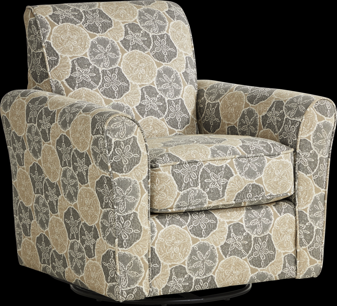 Kailani Coast Sand Swivel Chair - Thumbnail - Image 1