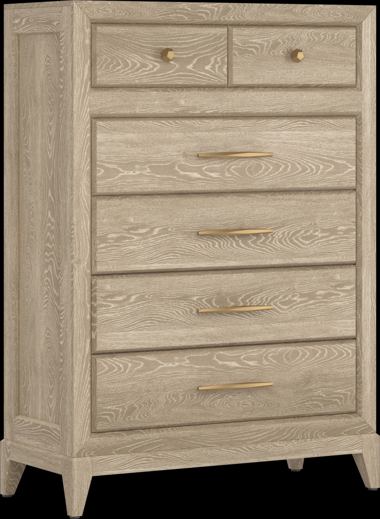 Kailey Park Light Oak Finish Chest - Thumbnail - Image 2