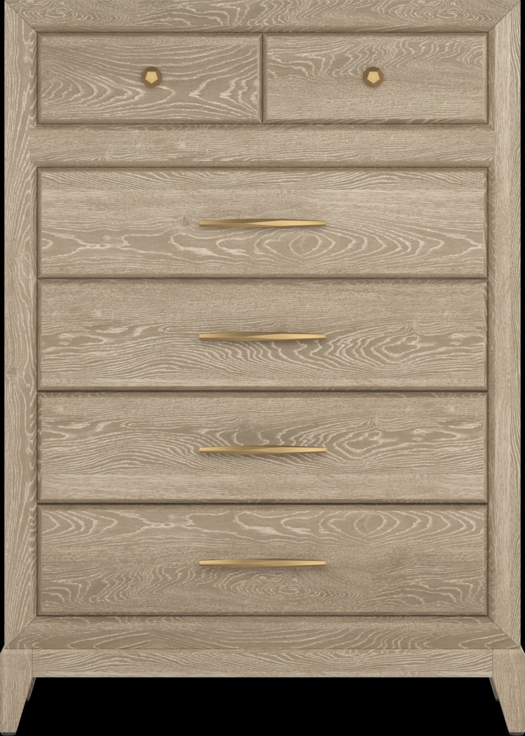 Kailey Park Light Oak Finish Chest - Thumbnail - Image 1