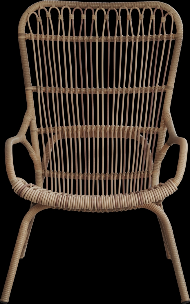 Kain Natural Outdoor Lounge Chair - Thumbnail - Image 2