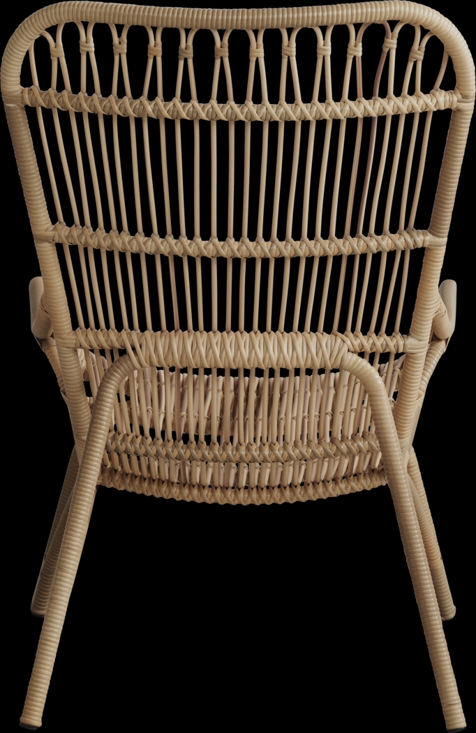 Kain Natural Outdoor Lounge Chair - Thumbnail - Image 3