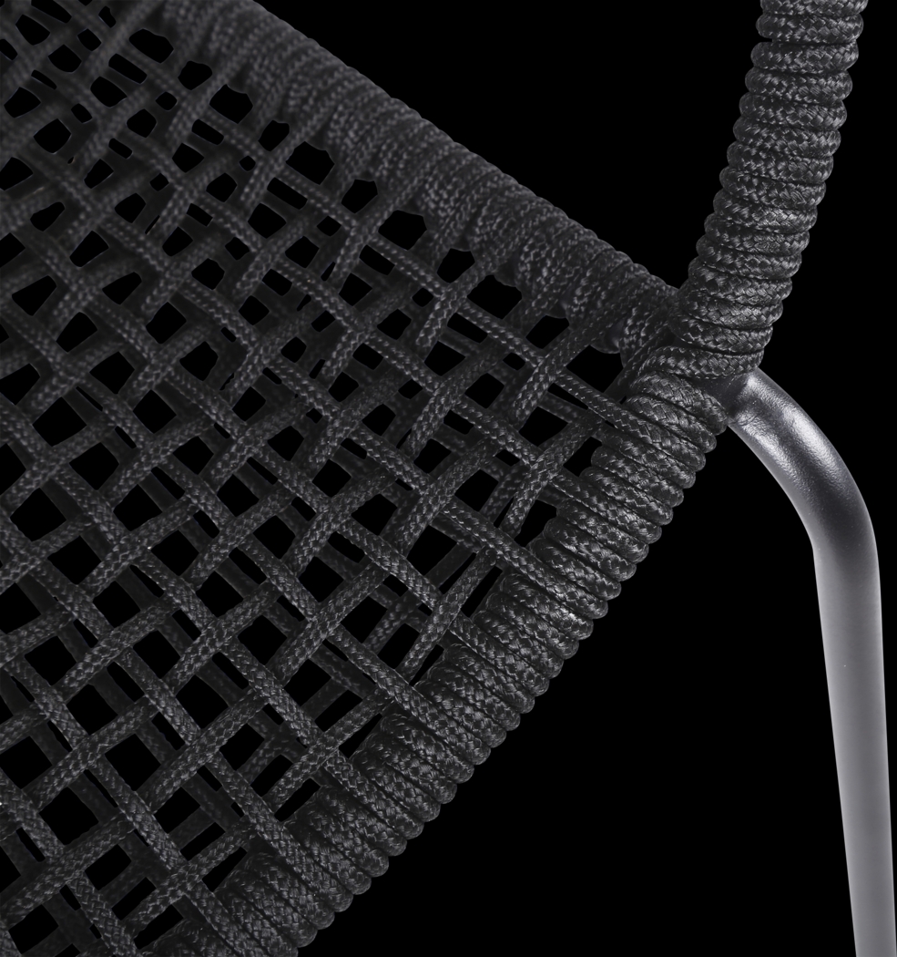 Kaiy Black 3 PC Outdoor Dining Set - Thumbnail - Image 5