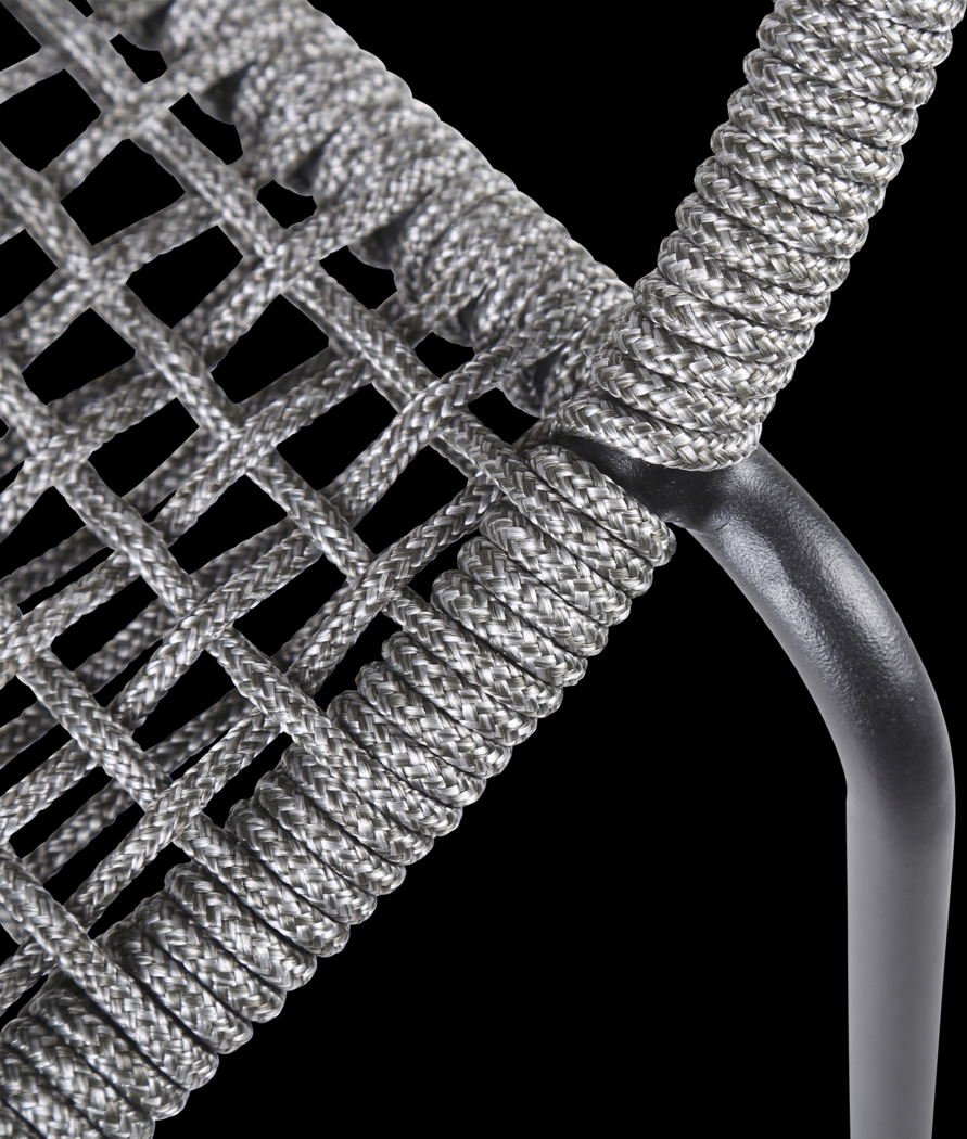 Kaiy Gray 3 PC Outdoor Dining Set - Thumbnail - Image 5