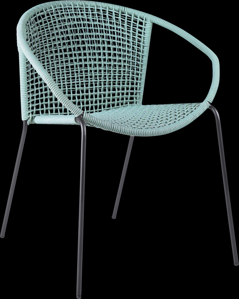 Kaiy Green 3 PC Outdoor Dining Set - Thumbnail - Image 3