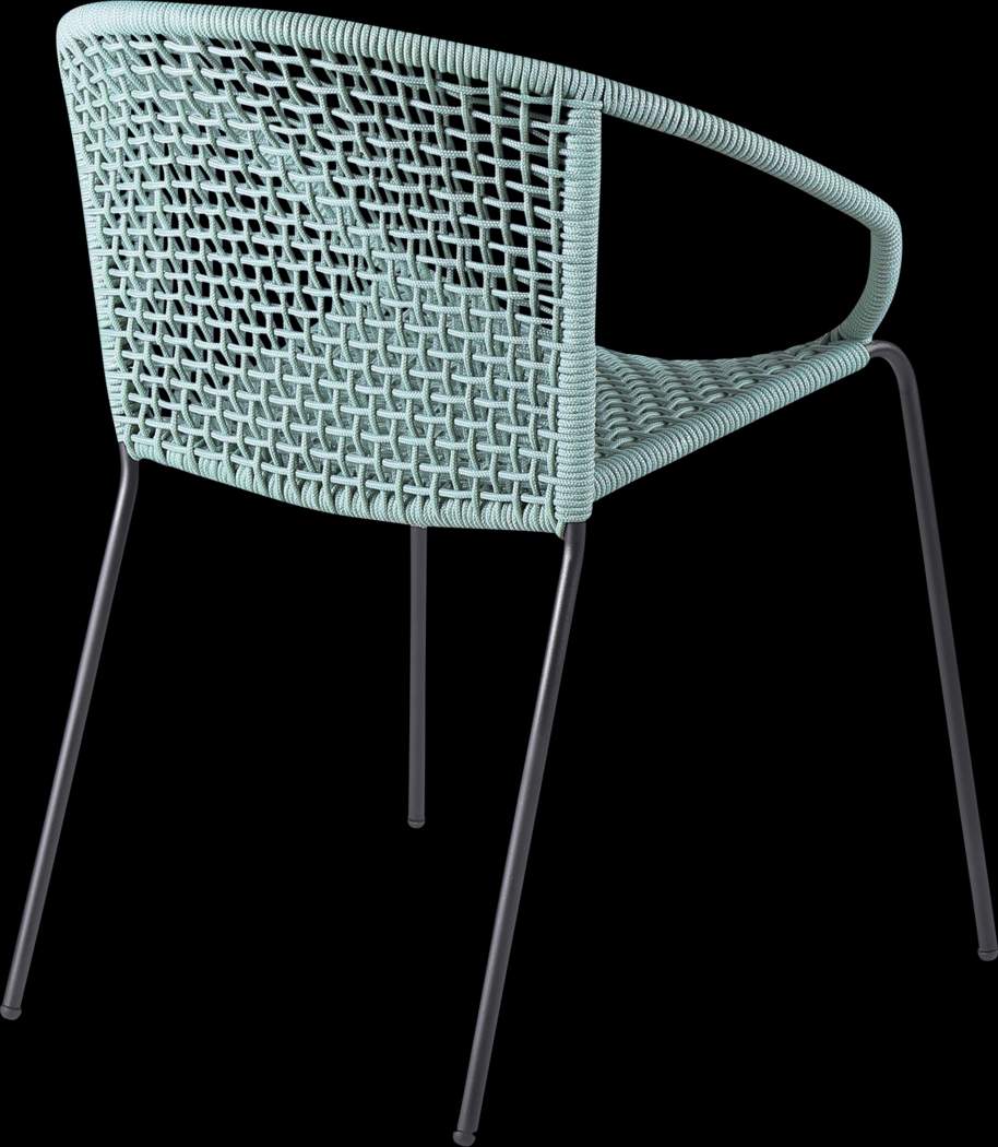 Kaiy Green 3 PC Outdoor Dining Set - Thumbnail - Image 4