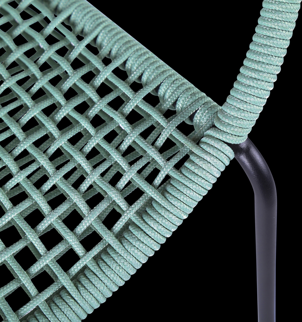 Kaiy Green 3 PC Outdoor Dining Set - Thumbnail - Image 5