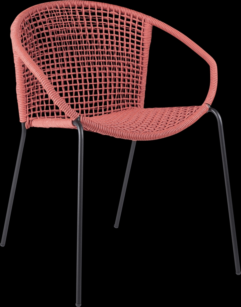 Kaiy Red 3 PC Outdoor Dining Set - Thumbnail - Image 3